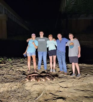 Night River Fishing Carp Missouri